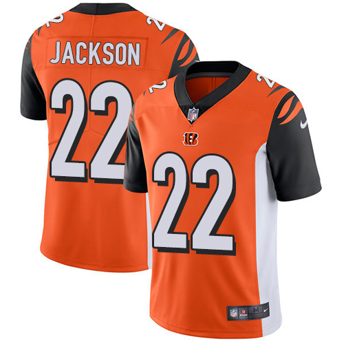 2019 men Cincinnati Bengals #22 Jackson orange Nike Vapor Untouchable Limited NFL Jersey